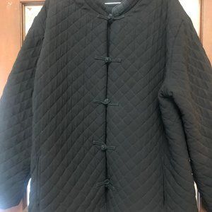 Eileen Fisher Quilted Silk Jacket